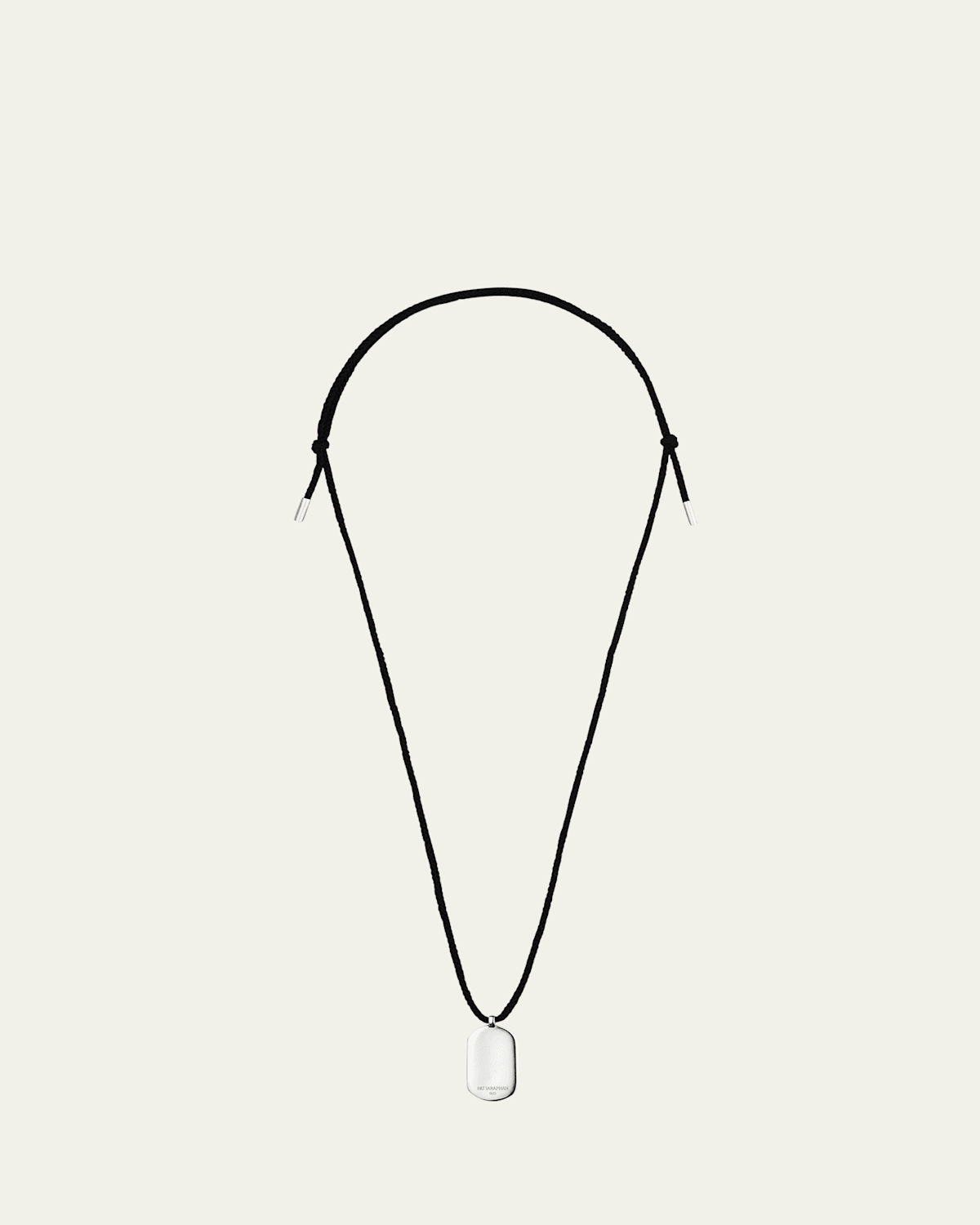 Maii Pave ID Pendant Necklace with Amethyst