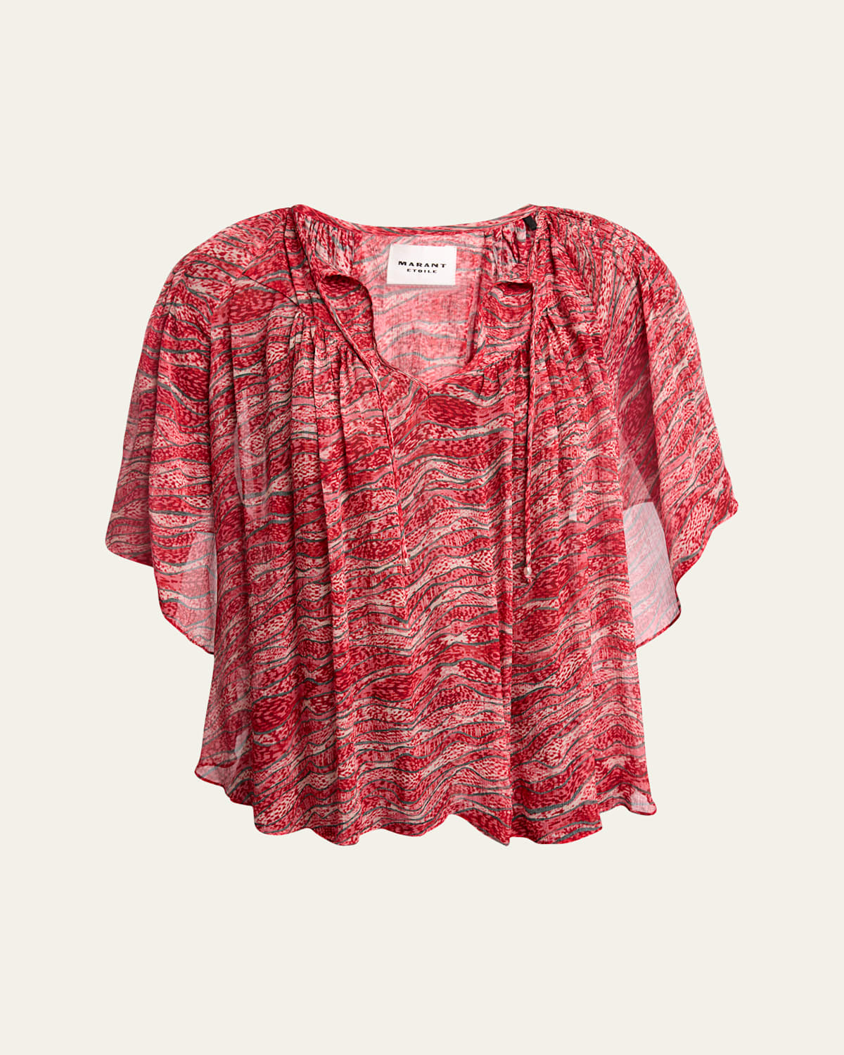 Neslya Short-Sleeve Blouse