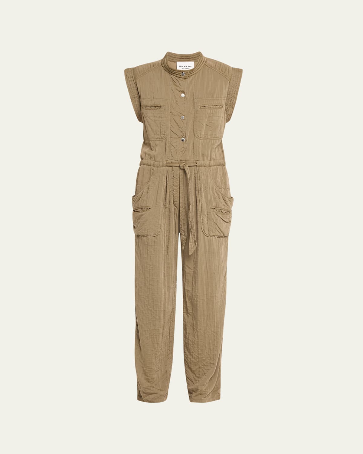 Suzie Crinkled Drawstring Jumpsuit
