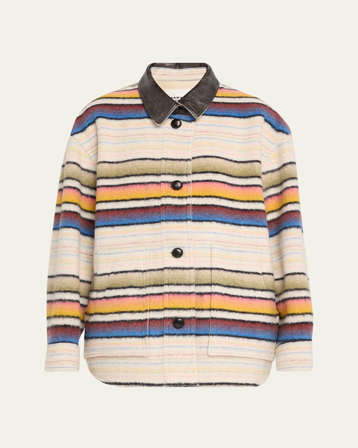 Dayvi Stripe Shirt Jacket