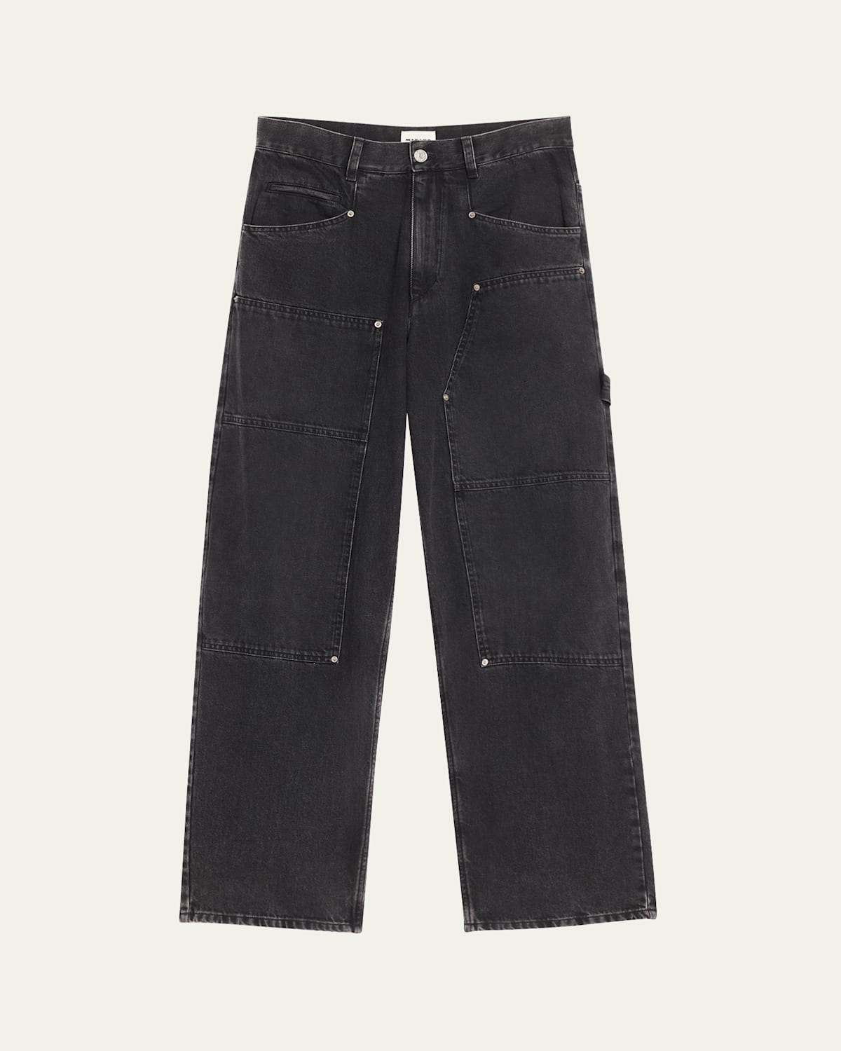 Ophra Straight-Leg Carpenter Jeans