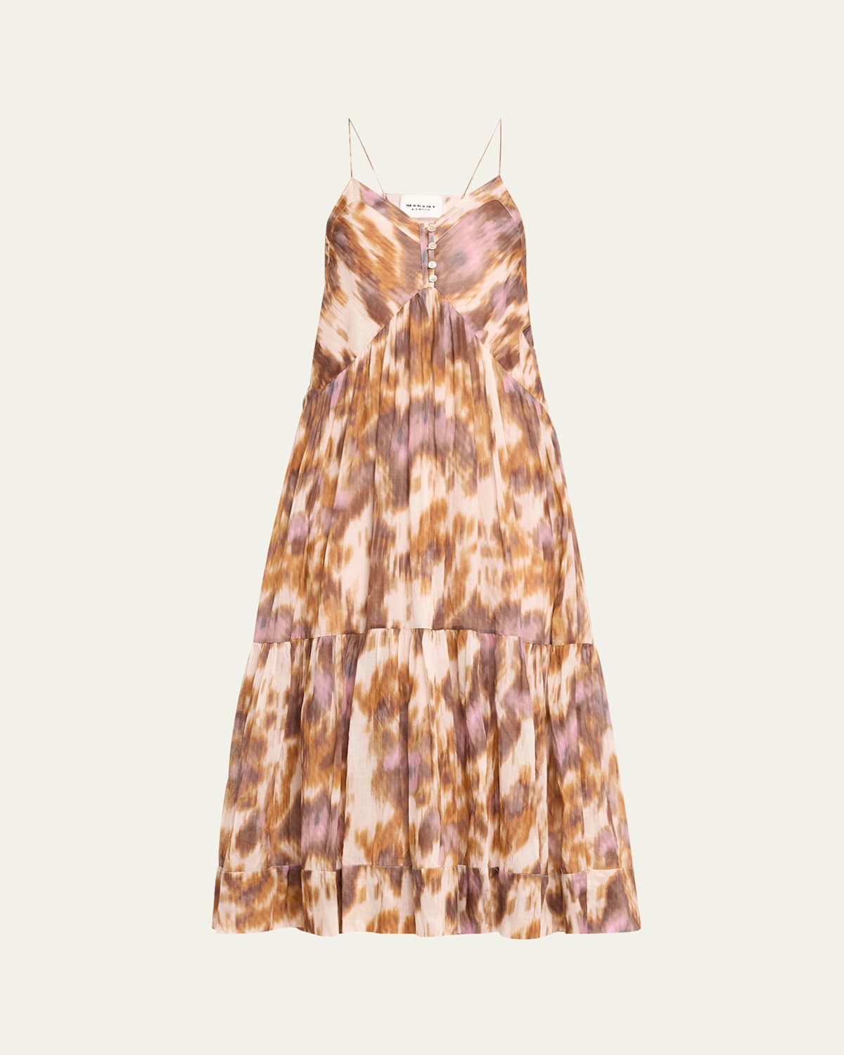 Sabba Sleeveless Printed Midi Dress