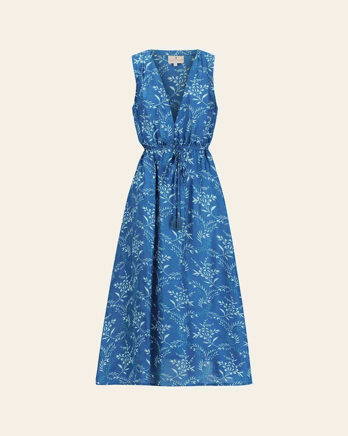 Hannah Artwear Claudia Draped Midi Dress In Reflection