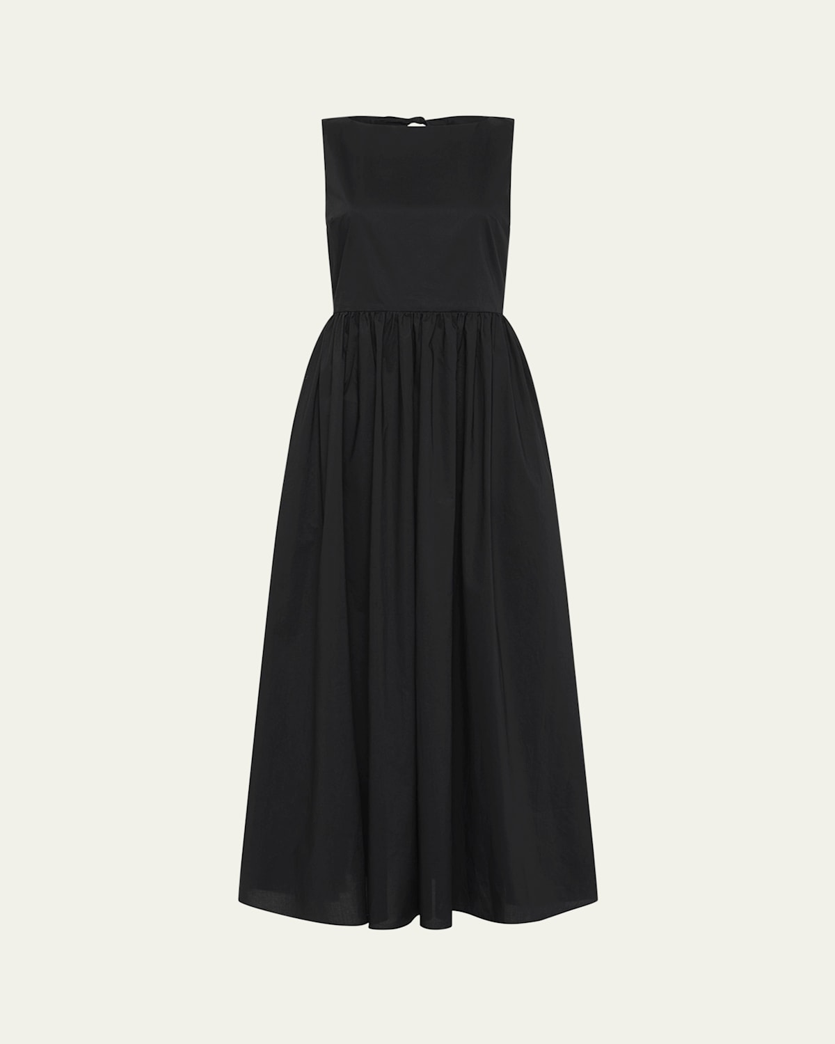 Matteau Black Tie Back Midi Dress
