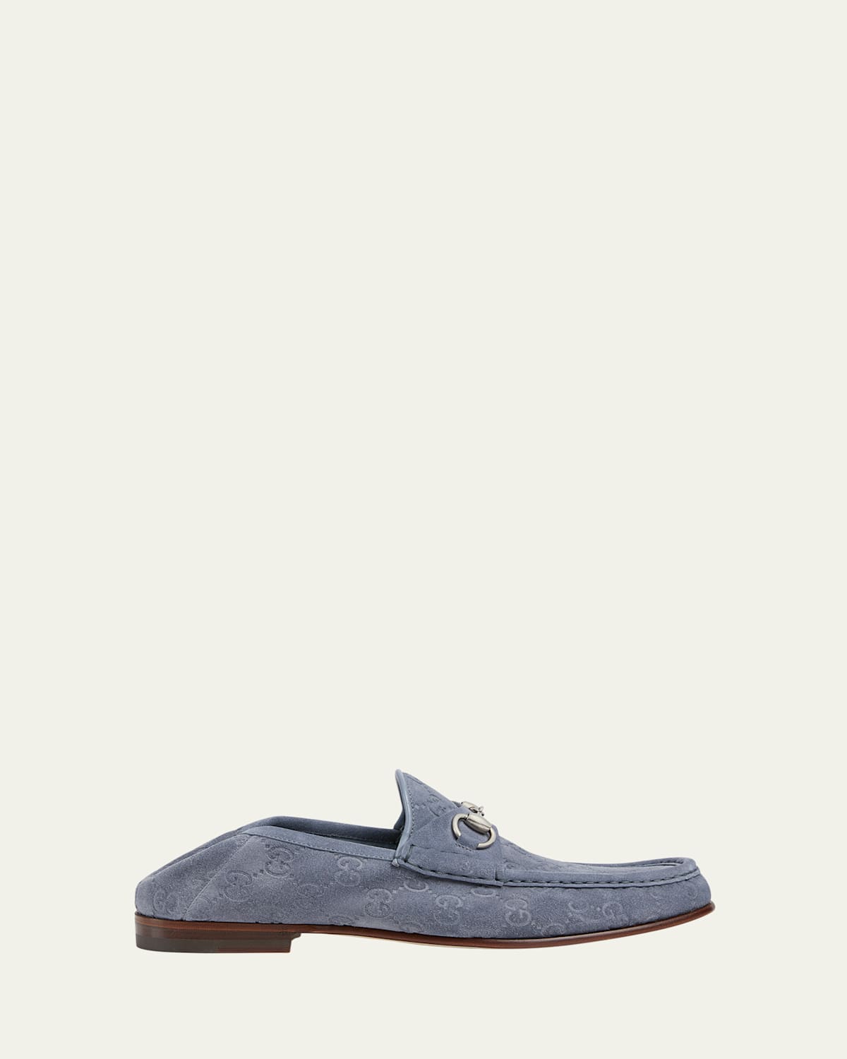 Gucci Men's Horsebit 1953 Loafer In Light Grey