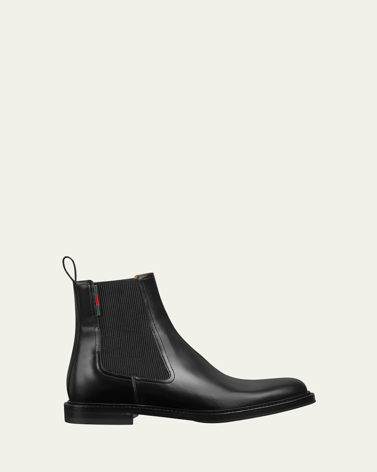 GUCCI MEN'S WILLIAM LEATHER CHELSEA BOOTS 