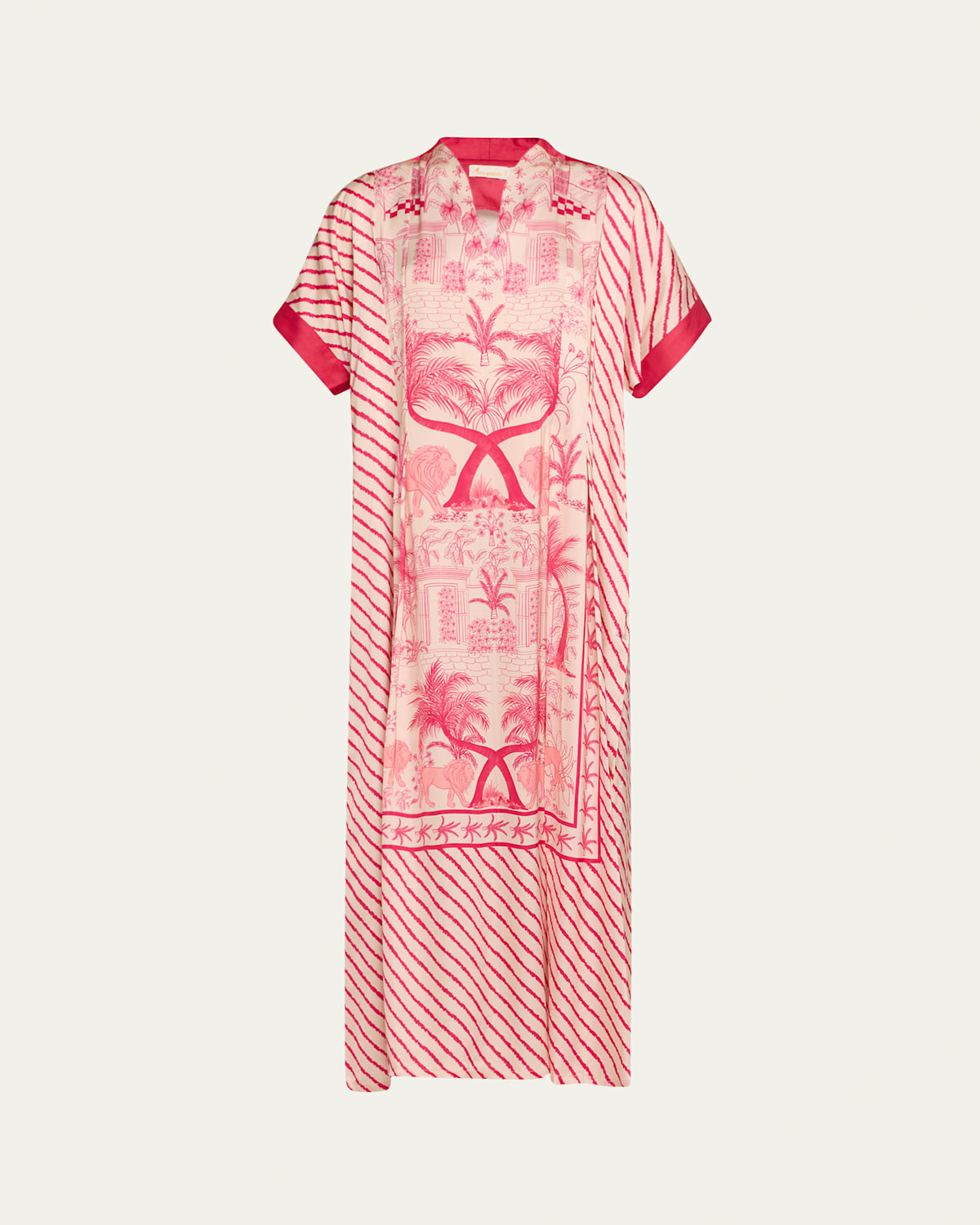 Lanka Panel Sundowner Kaftan Coverup