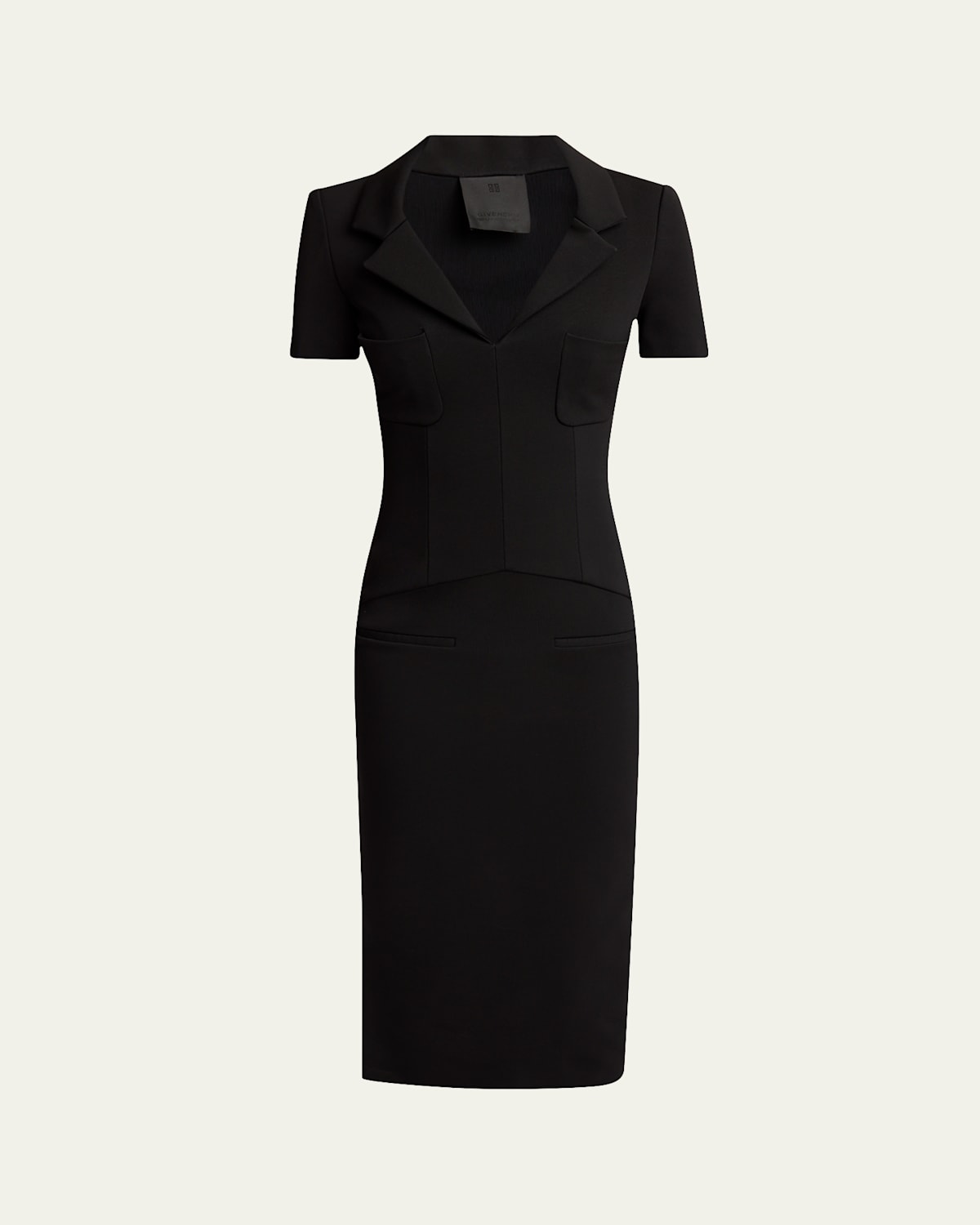 Givenchy Punto Milano Midi Dress In Black