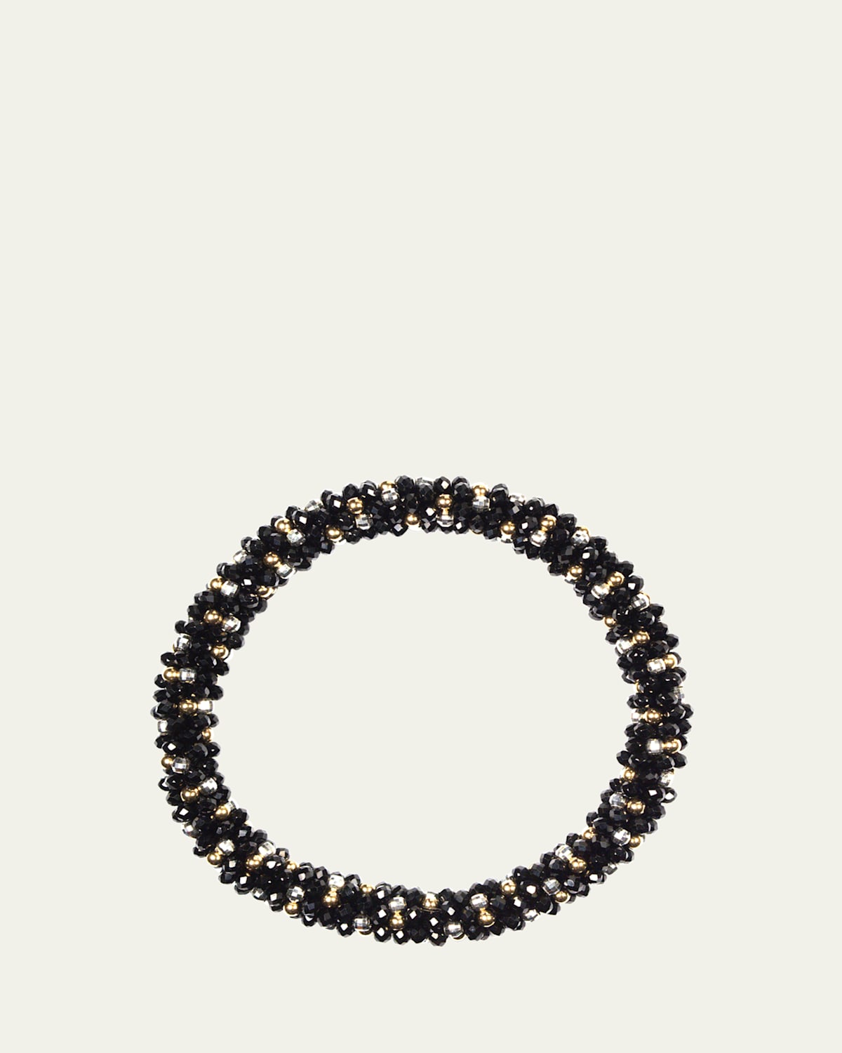 14K Gold and Silver Spinel Bracelet