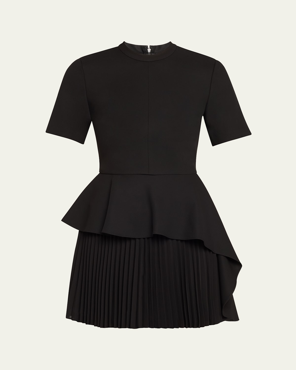 Simkhai Surry Short-sleeve Mini Dress In Black