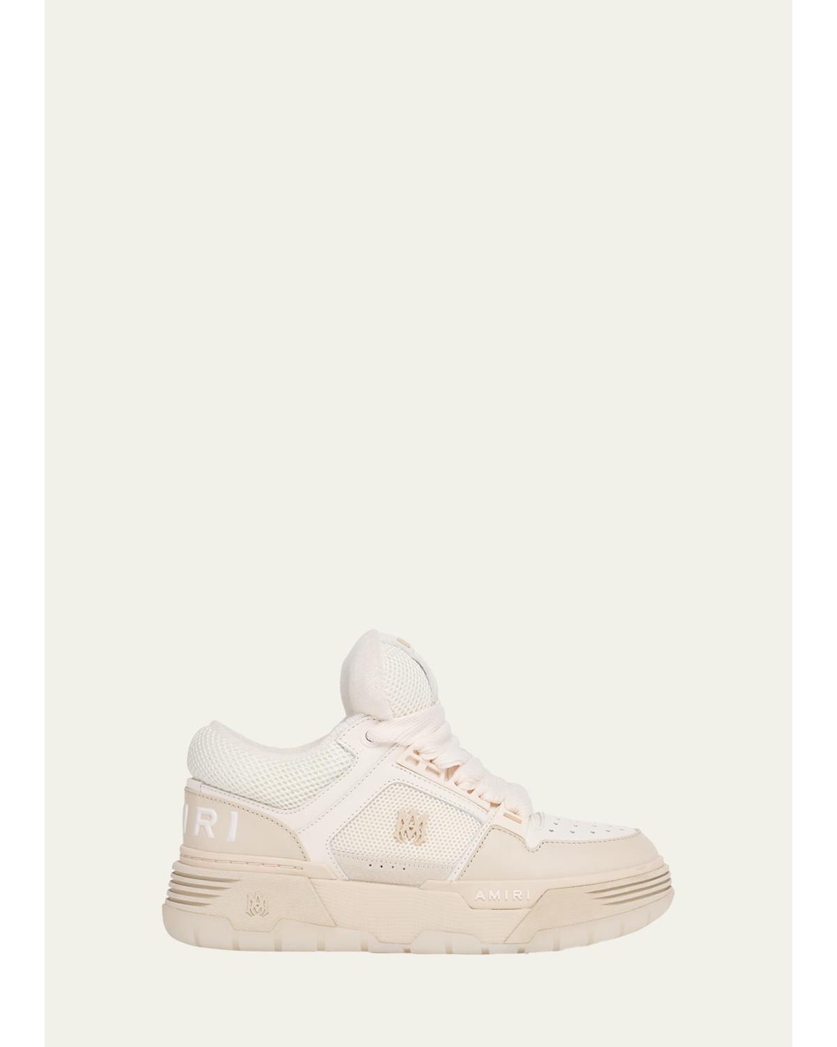 Ma-1 Mesh & Leather Chunky Sneakers