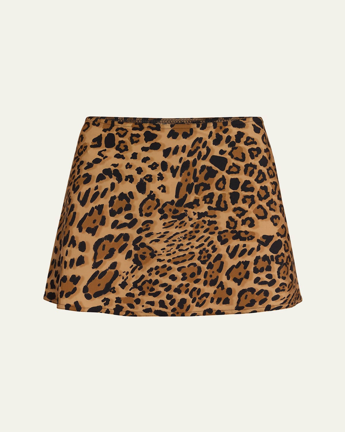 Shop Karla Colletto Ava Jaguar A-line Mini Skirt In Multicolor
