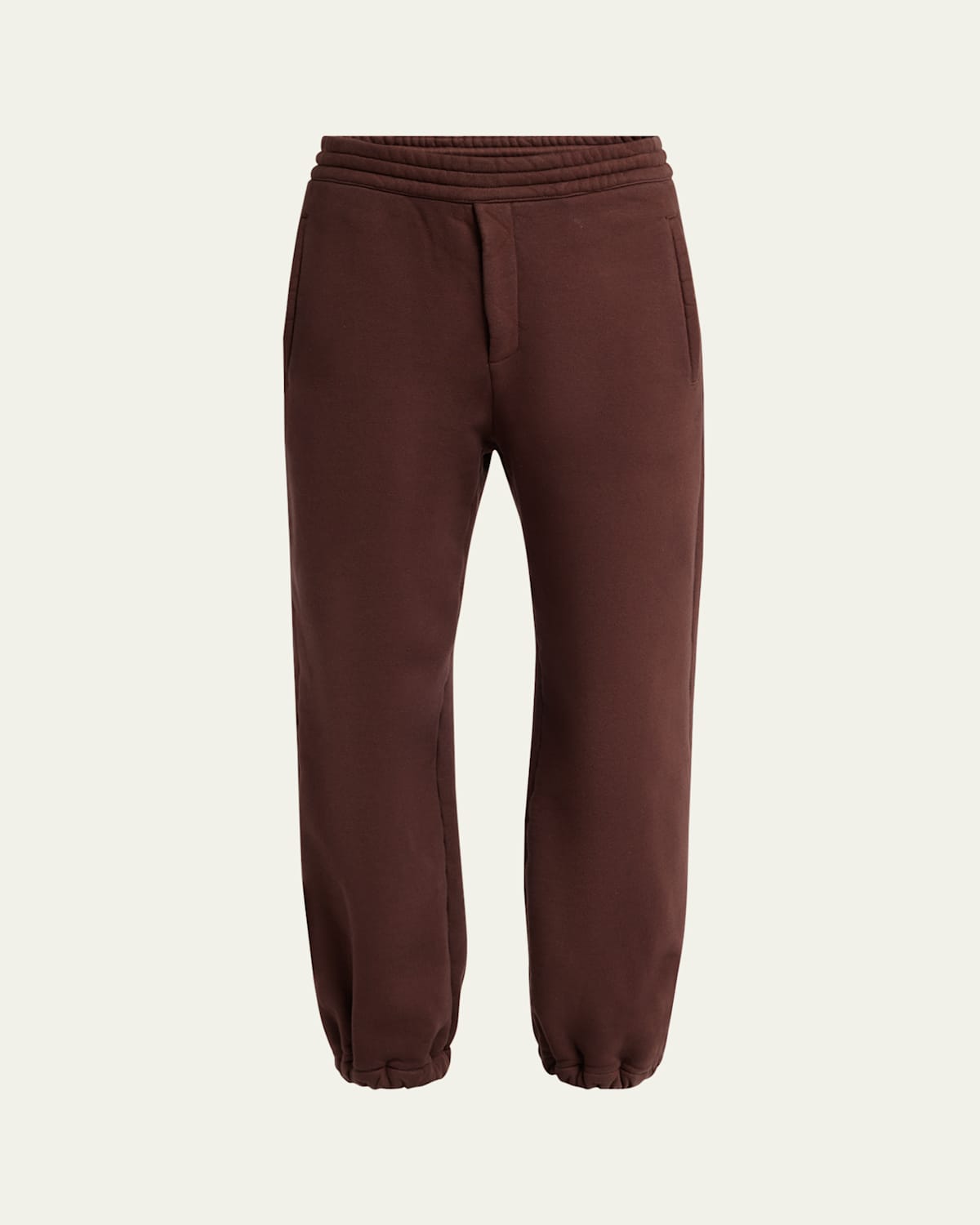 Alexander Mcqueen Contrast-pocket Track Trousers In Dk.brown