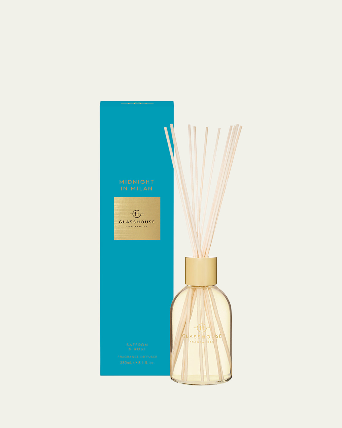 Glasshouse Fragrances Midnight In Milan Diffuser, 8.4 Oz.