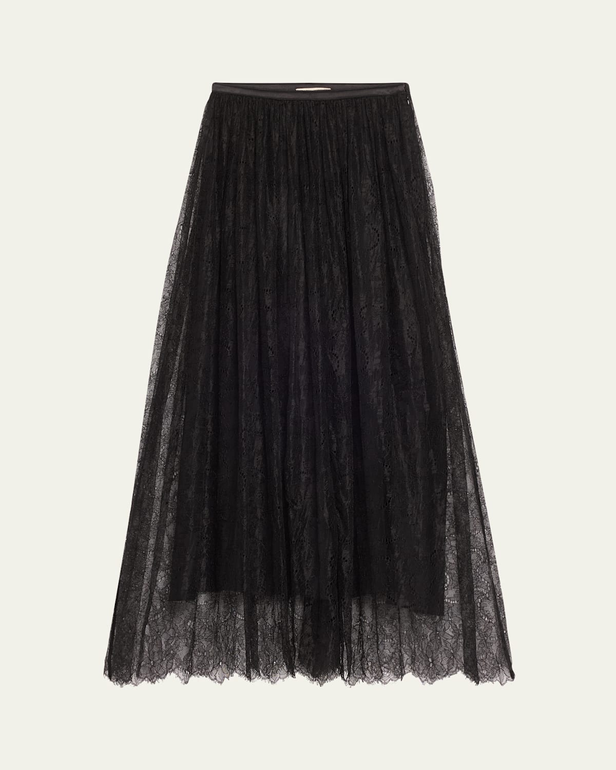ULLA JOHNSON AMELIE LACE MAXI SKIRT 