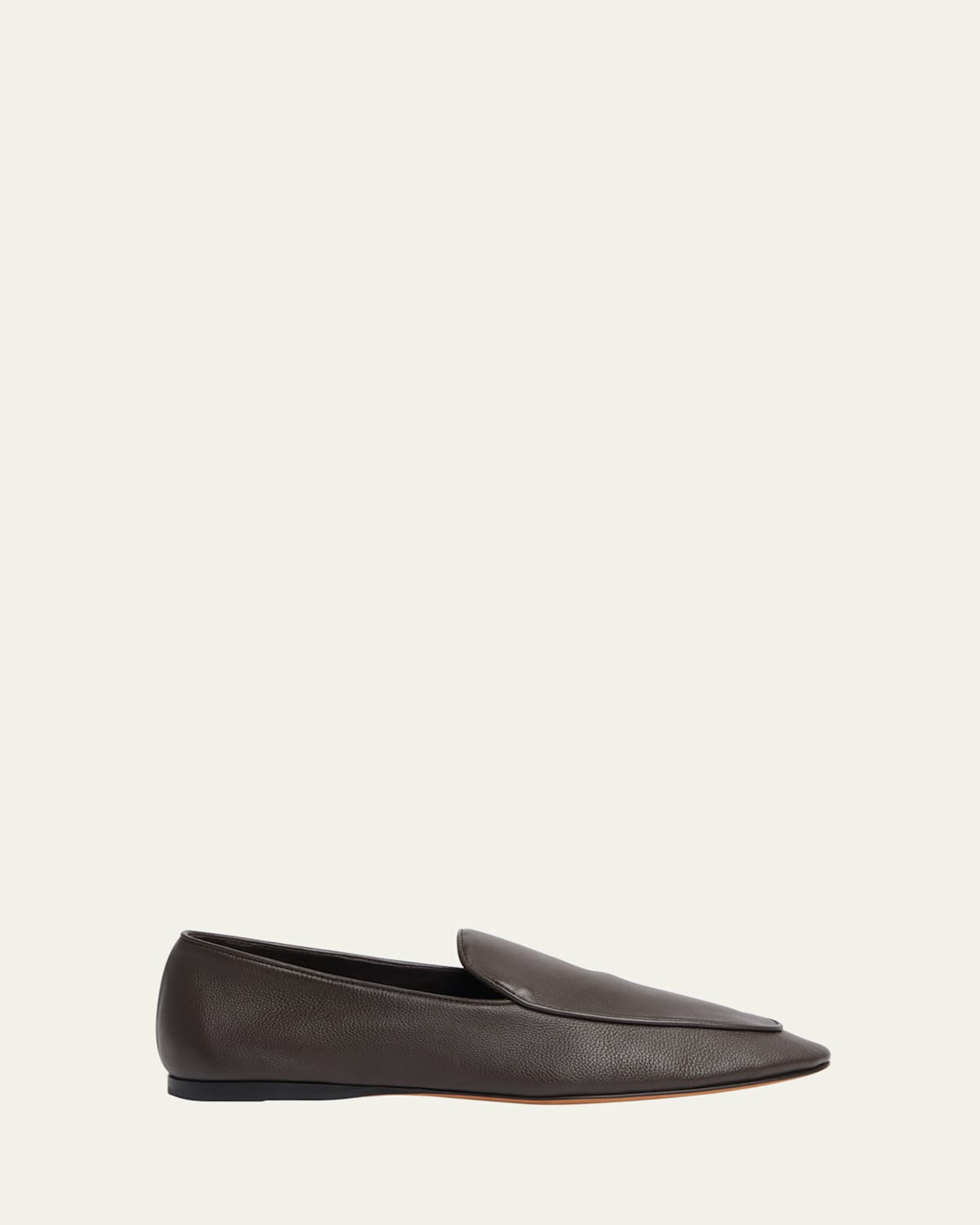 Shop The Row Awar Leather Easy Loafers In Brown