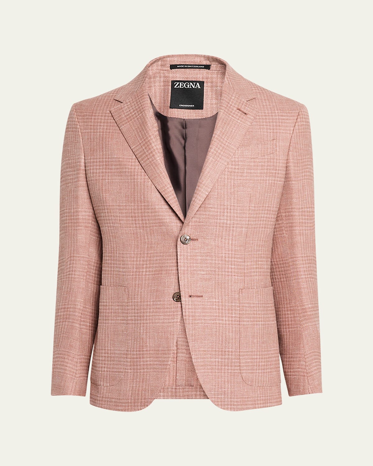 Zegna Men's Check Crossover Sport Coat
