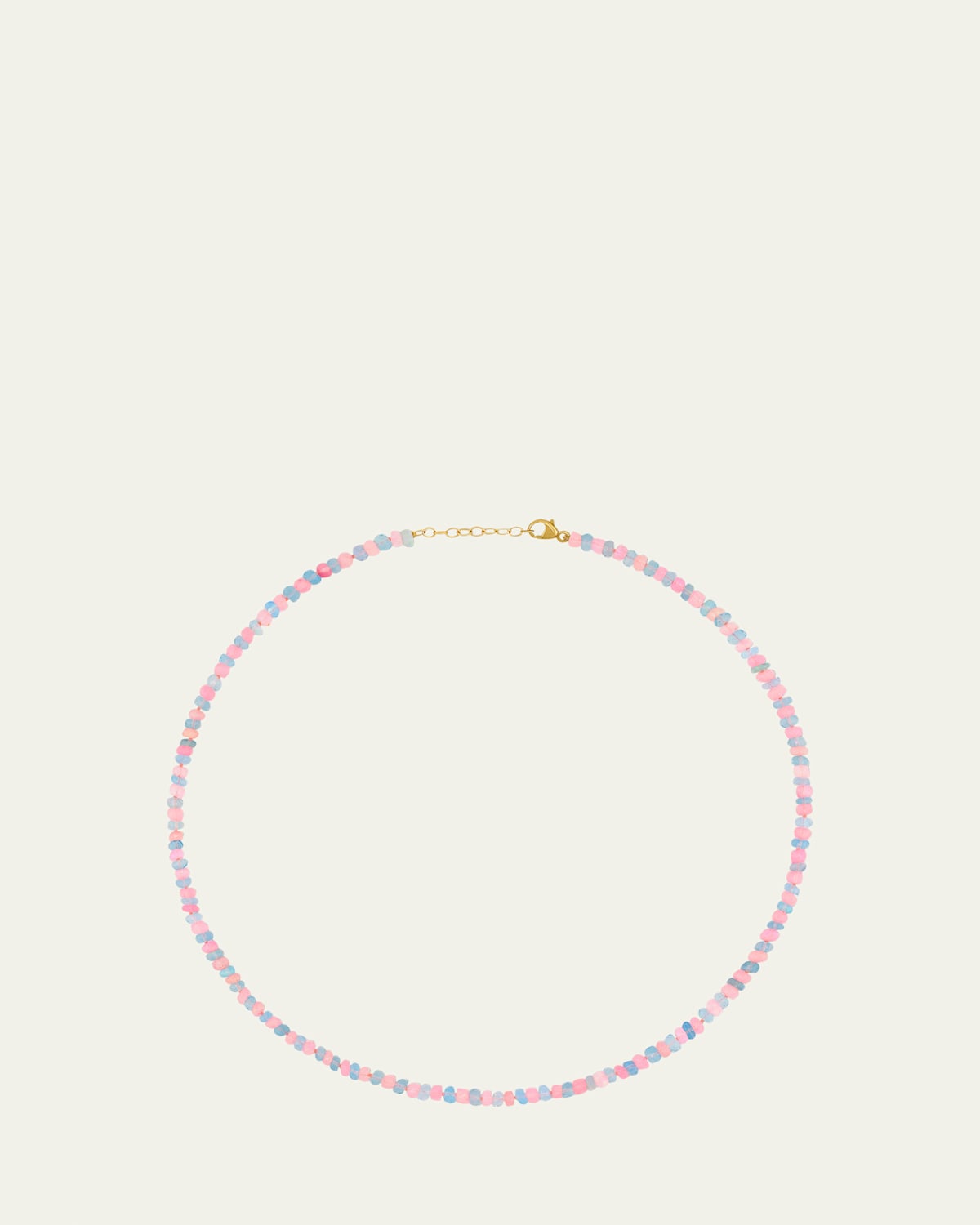 Pink and Blue Faceted Opal Connection Bracelet