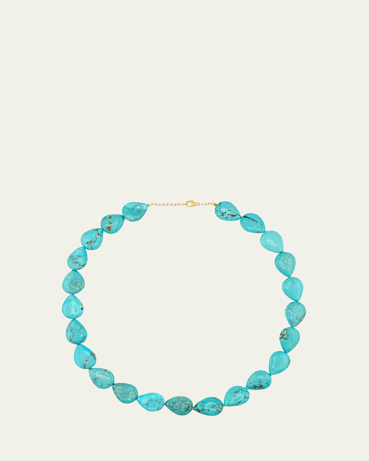 Turquoise Teardrop Necklace
