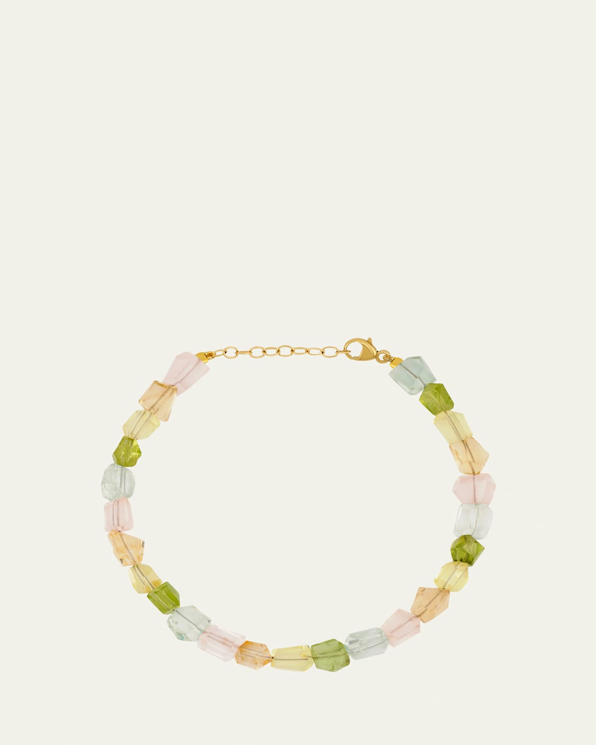 Rainbow Multi Quartz Gemmy Bracelet