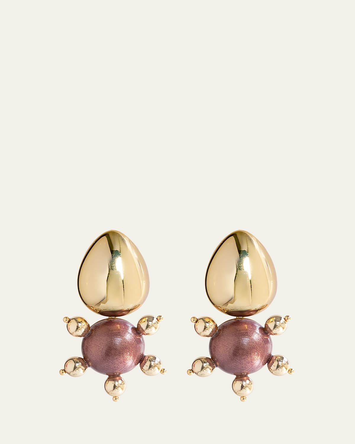 Saule Label Tulia Chocolate Cherry Earrings