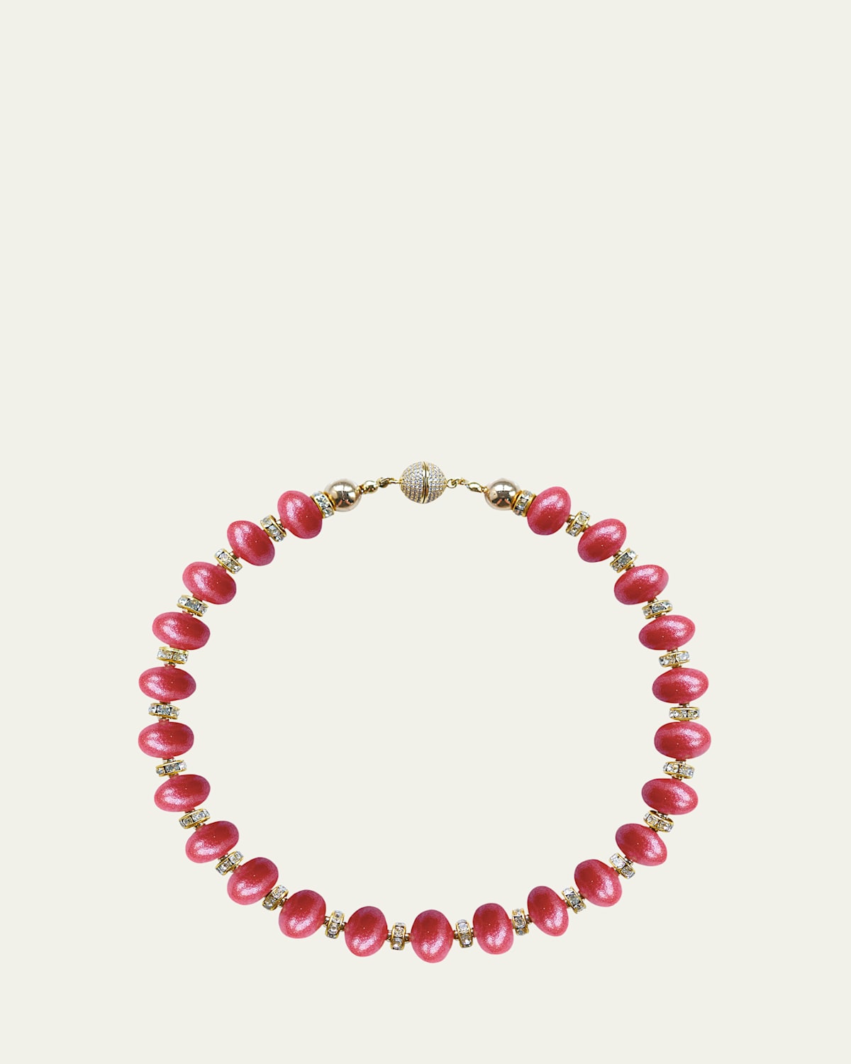 Mika Coral Sunset Necklace, 16"L