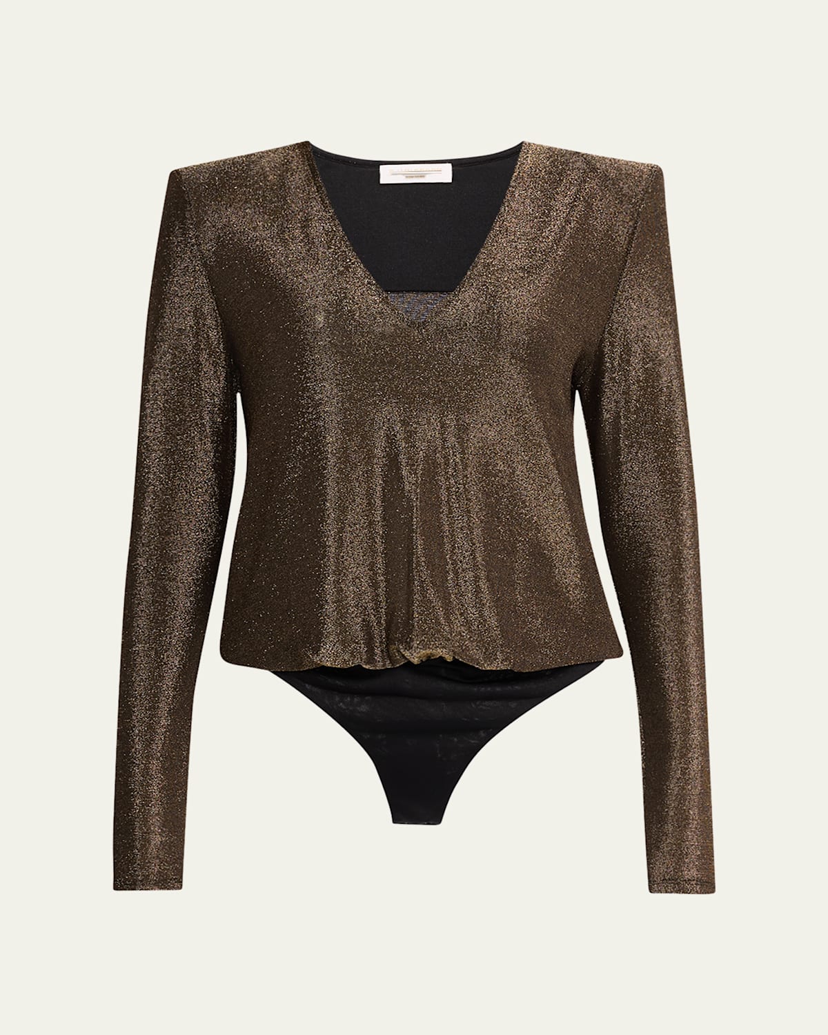 RAMY BROOK MICHELINE METALLIC BODYSUIT 