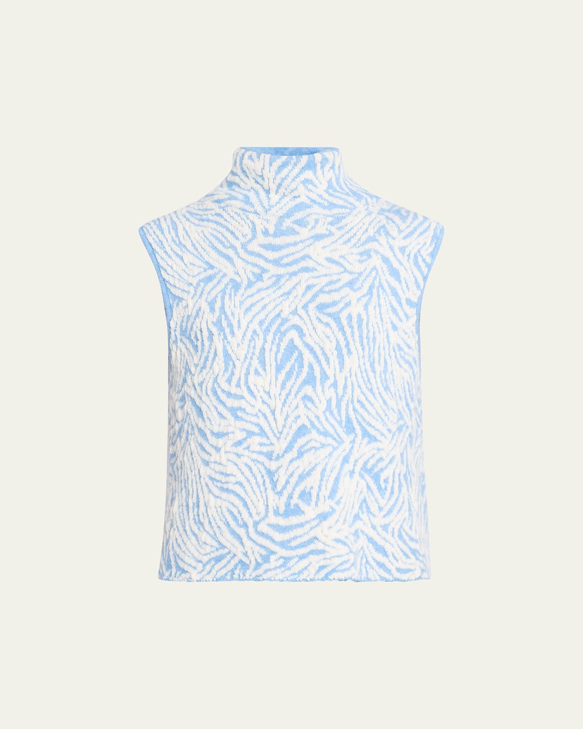 RAMY BROOK BEV ANIMAL JACQUARD SWEATER VEST 