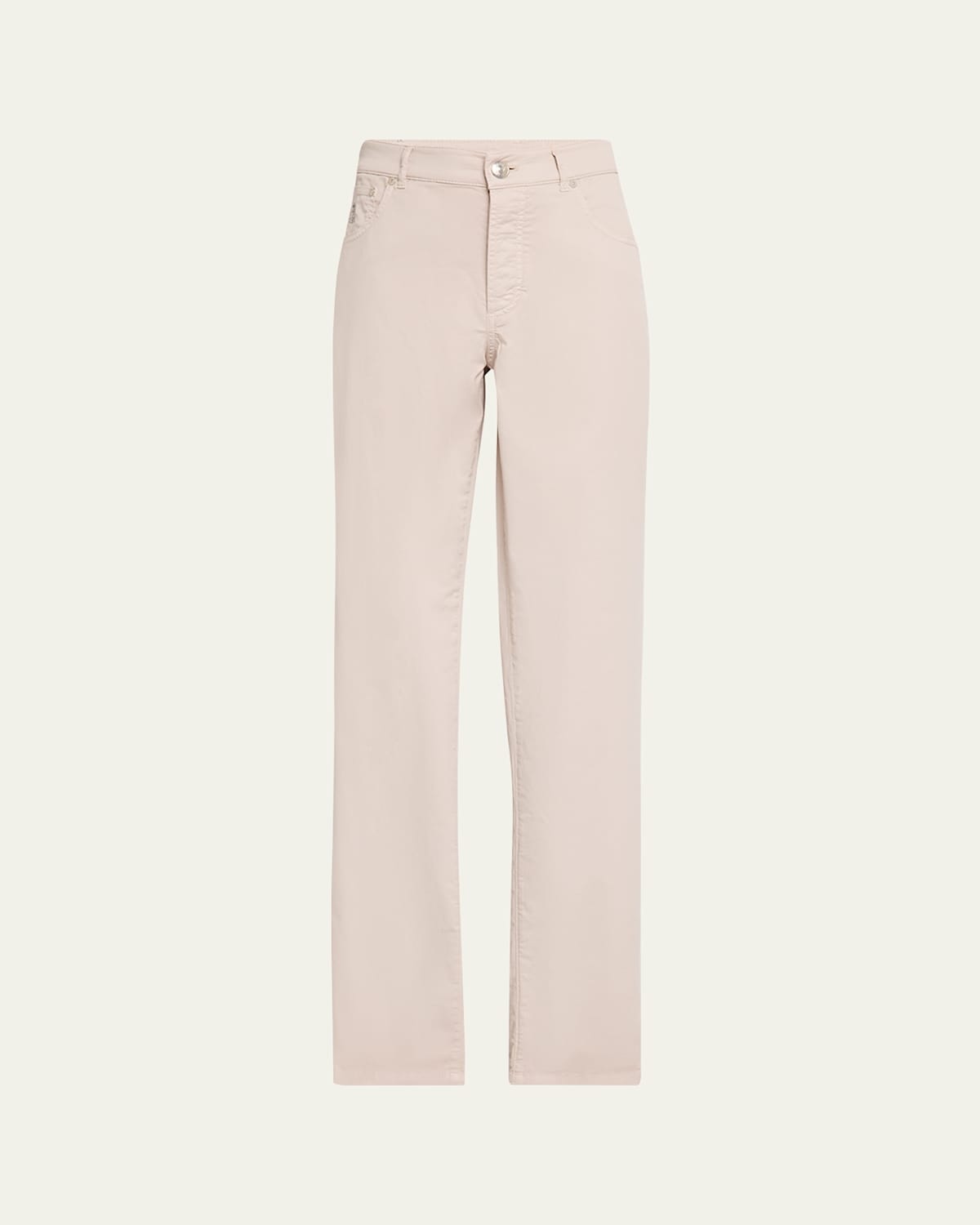 Brunello Cucinelli Men's Slim Five-pocket Pants In Jut