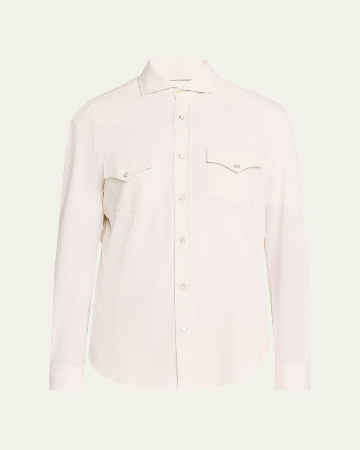 Brunello Cucinelli Shirts In Off White