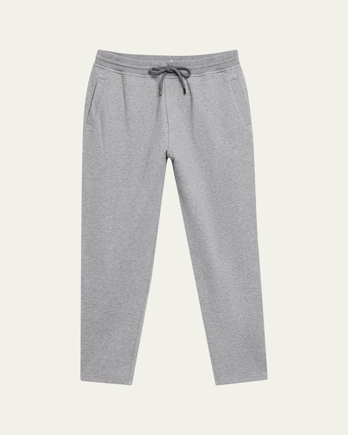 Brunello Cucinelli Men's Tapered-leg Drawstring Sweatpants In Dark Grey