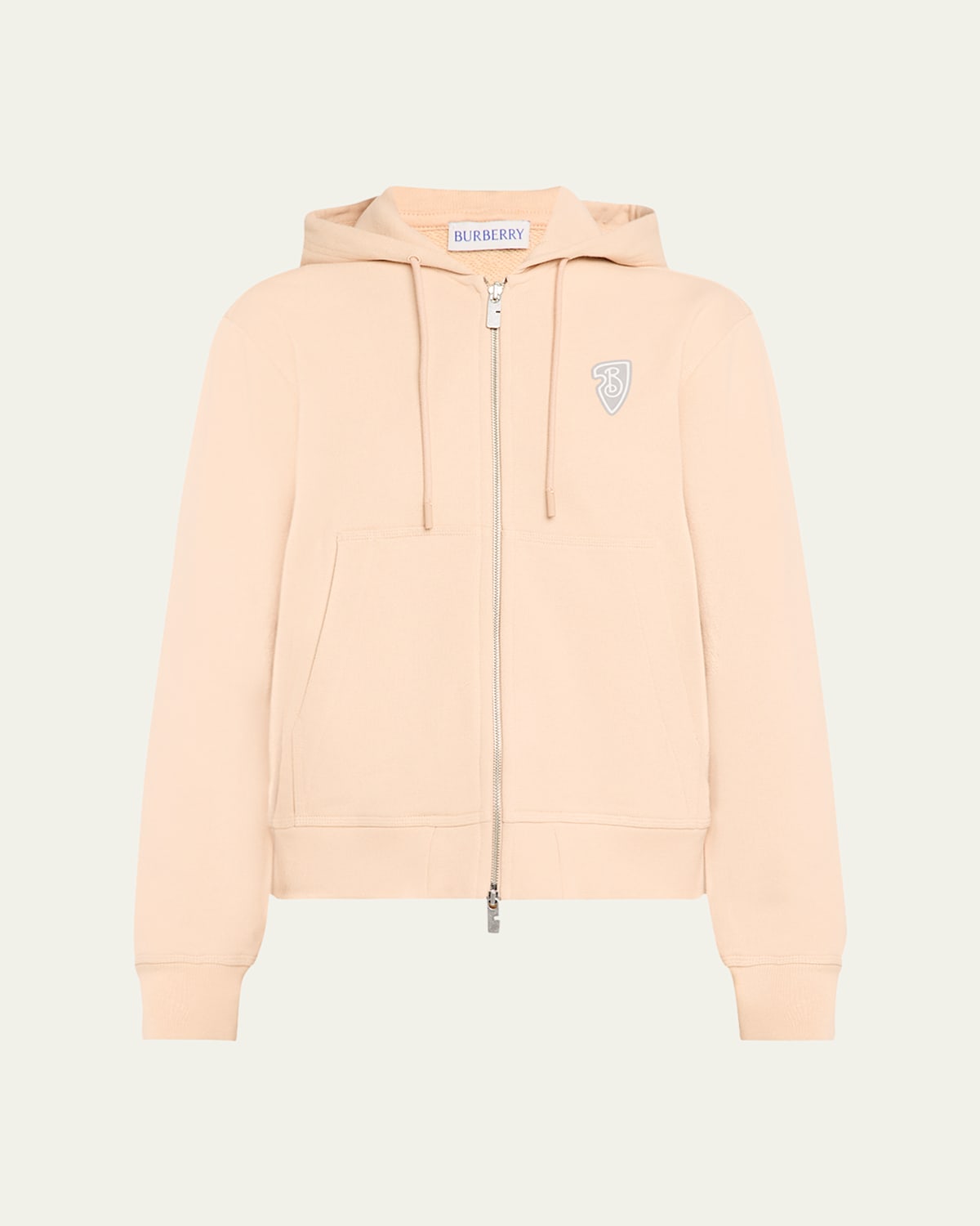 Burberry Women Cotton Hoodie In Teacup
