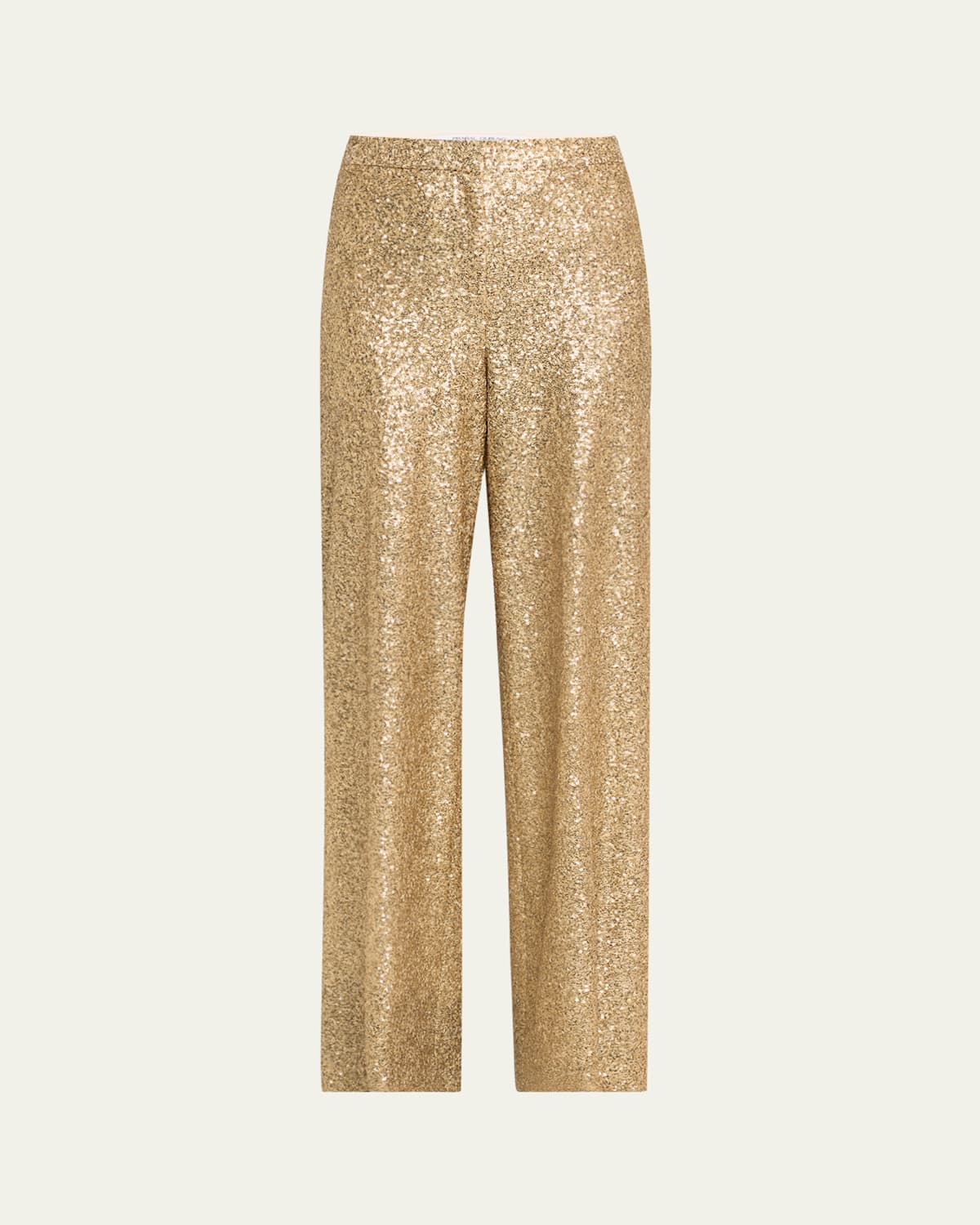 Sequined Wide Leg Trousers