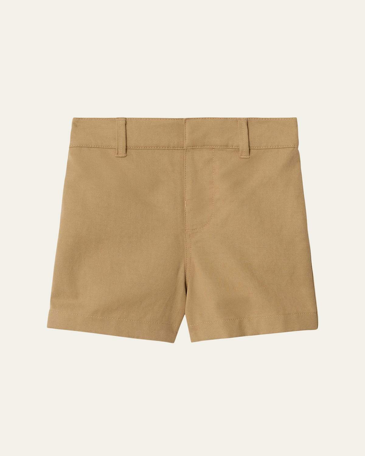 Burberry Boy's Oscar Embroidered Ekd Shorts In Sand