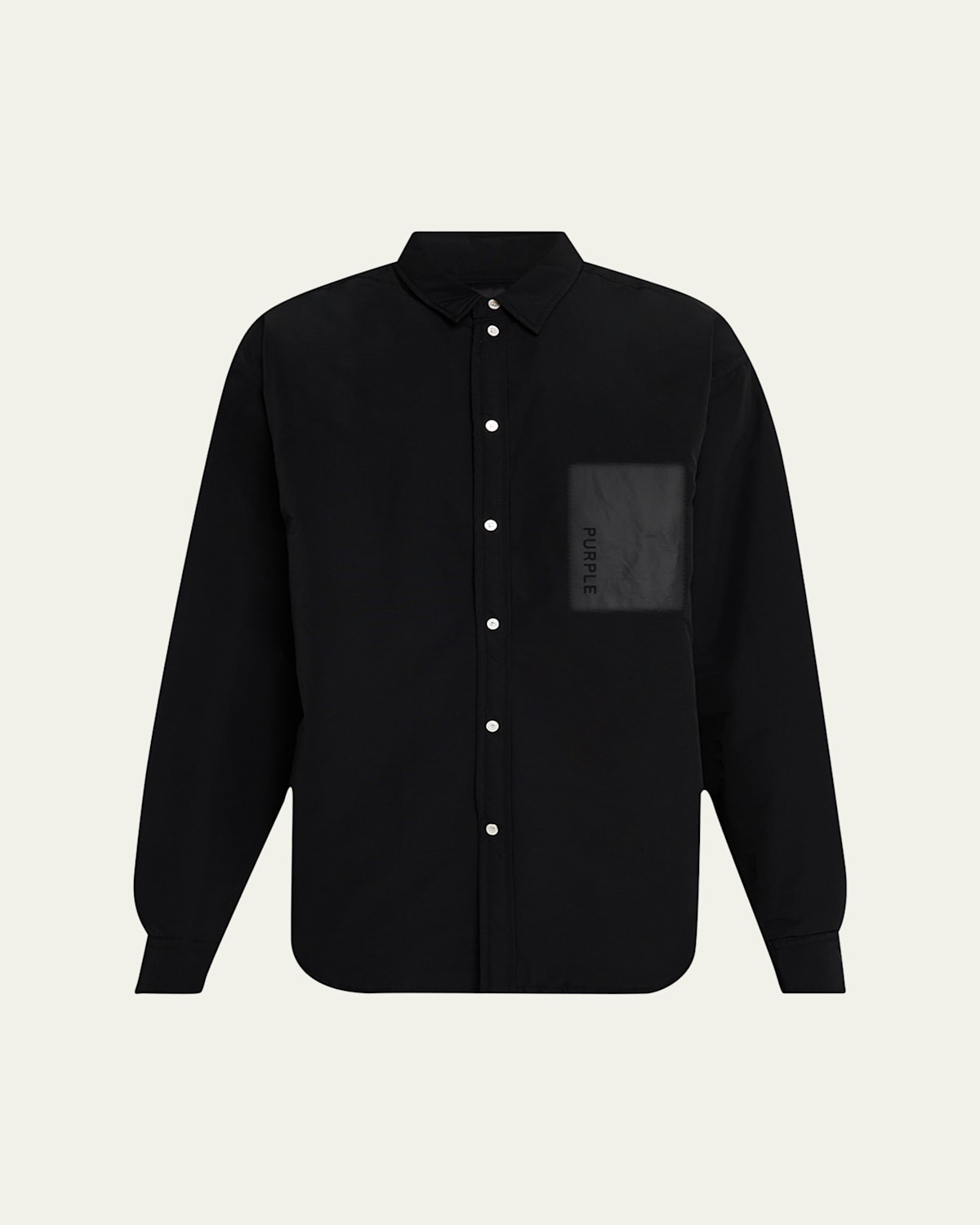 Men's Overshirt with Chest Patch