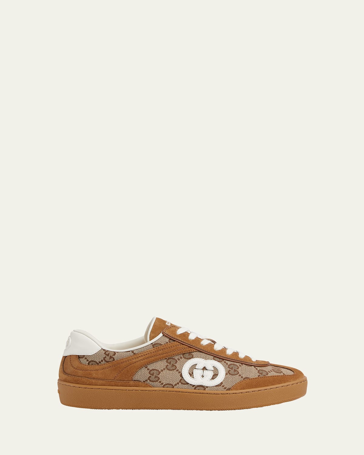 G75 Suede and Leather GG Sneakers