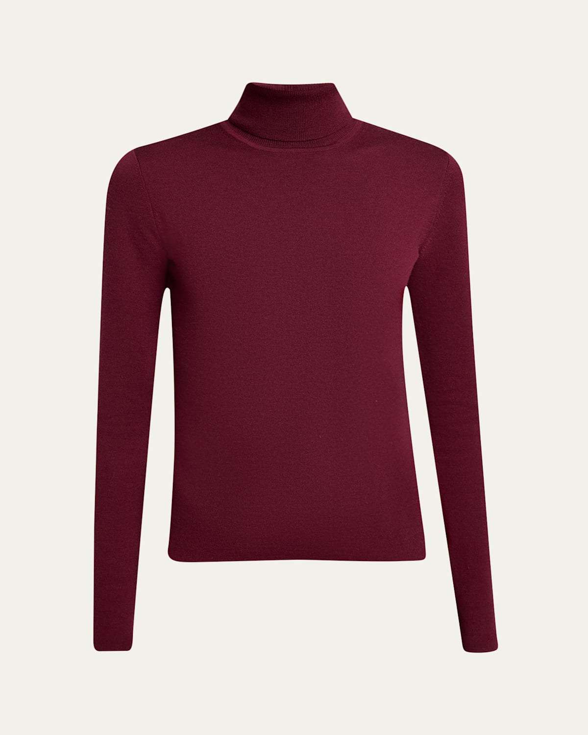 Gabriela Hearst May Wool Cashmere Turtleneck In Bordeaux