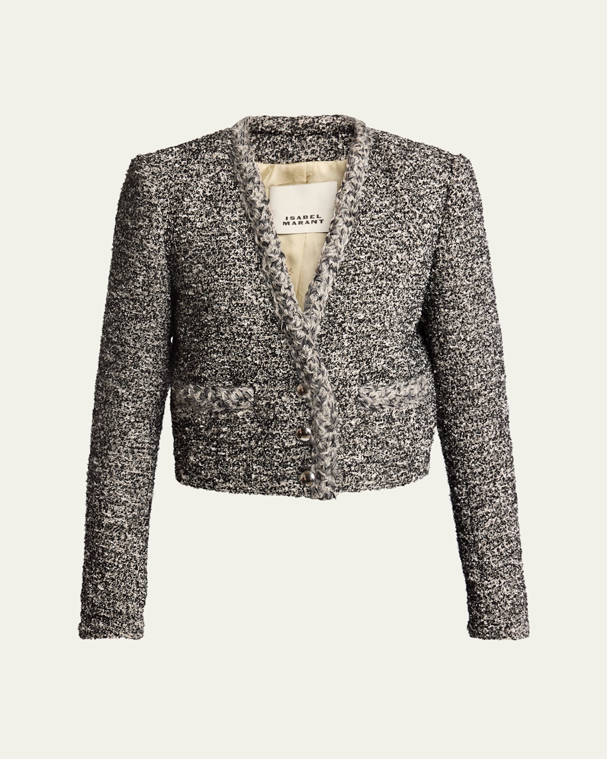 Isabel Marant Jacke Gwendoline In Blackecru