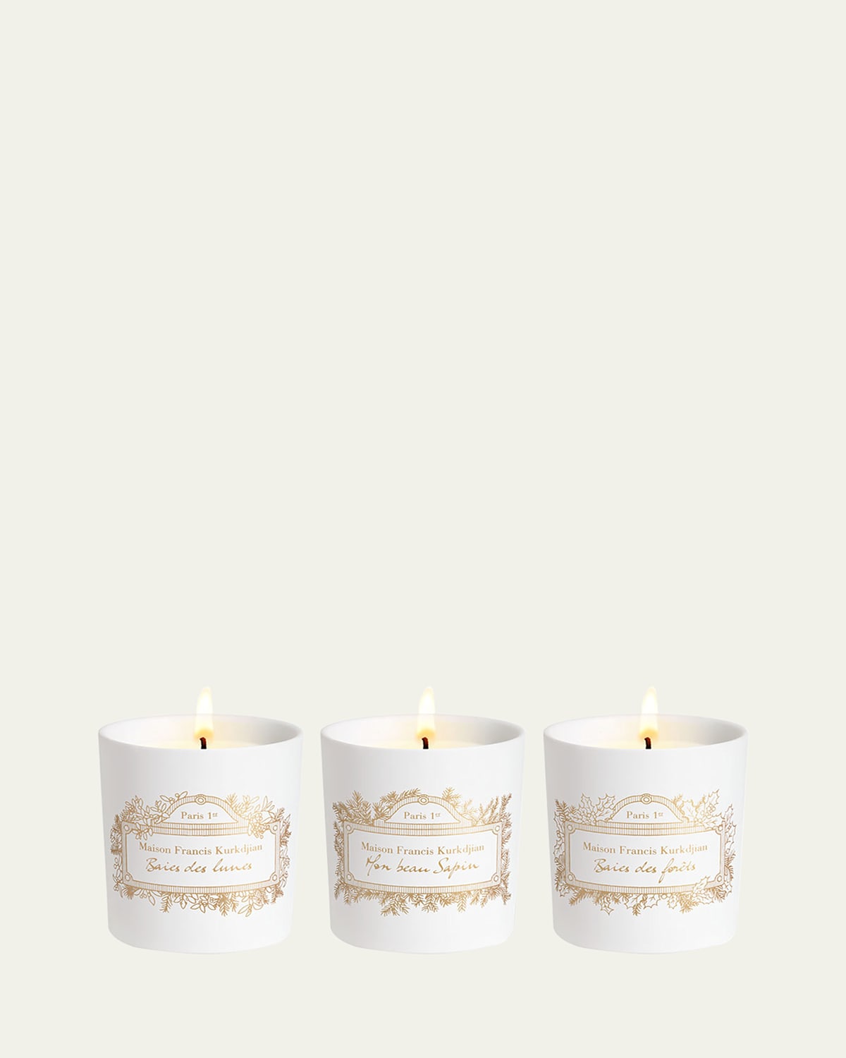 Christmas 2024 Candle Gift Set, 3 x 95g