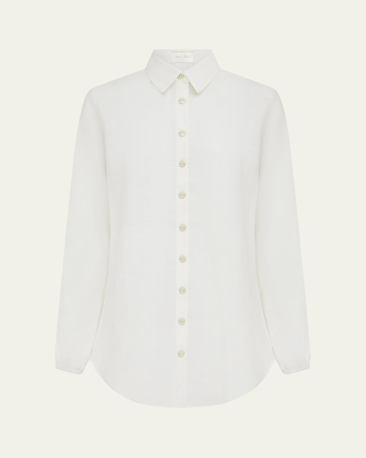 Aqua Blu Australia Odilia Beach Shirt In White