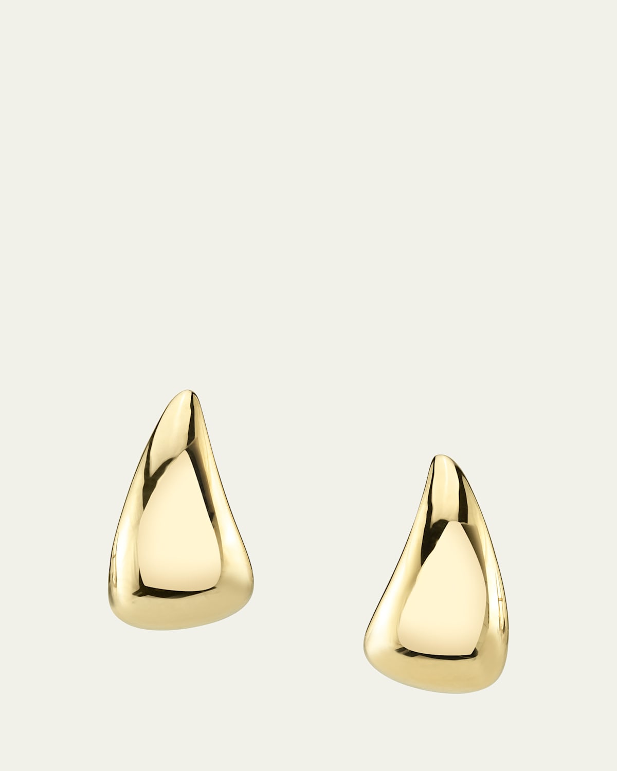 Anita Ko 18K Yellow Gold Plain Claw Earrings