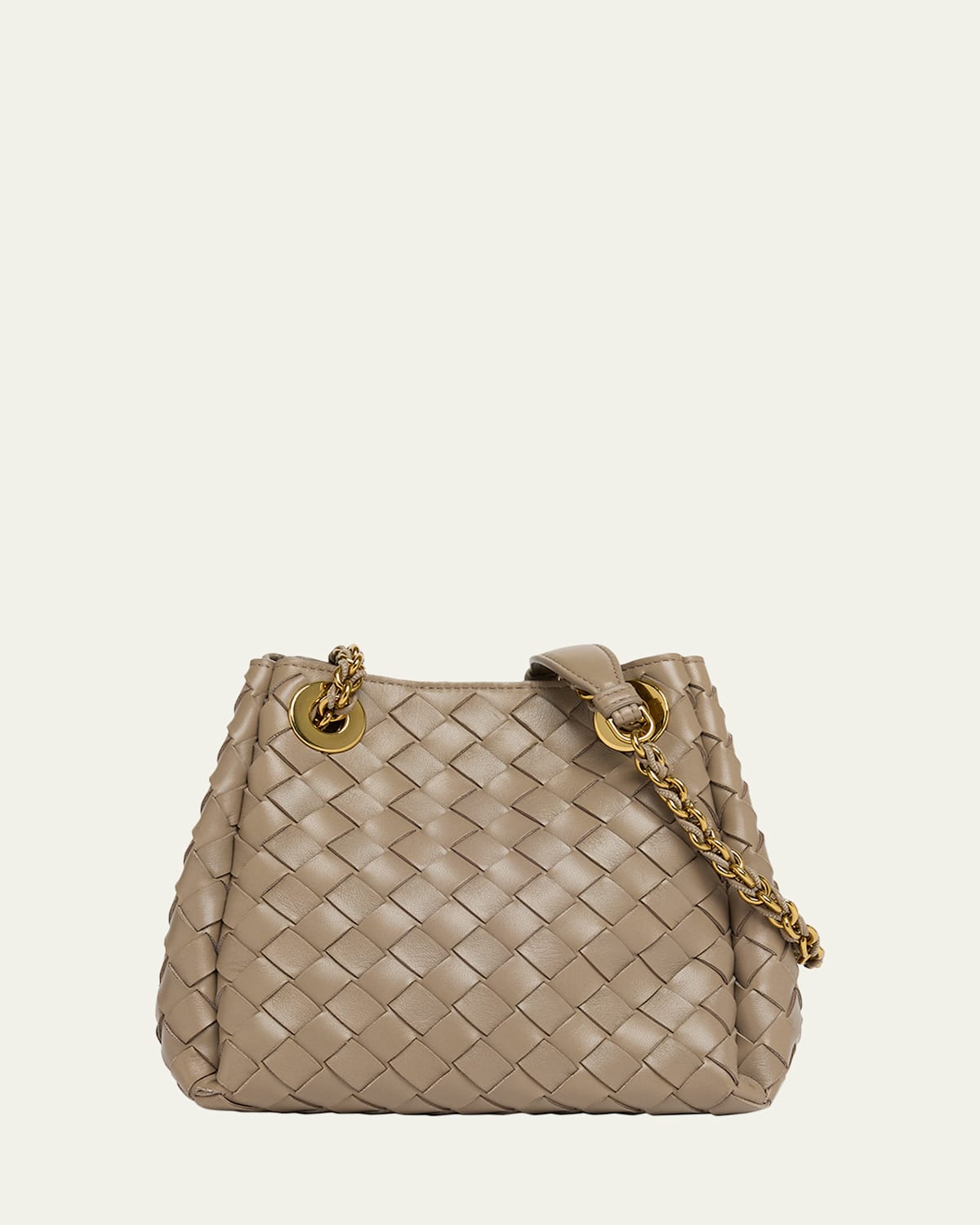 Bottega Veneta Small Parachute Leather Shoulder Bag