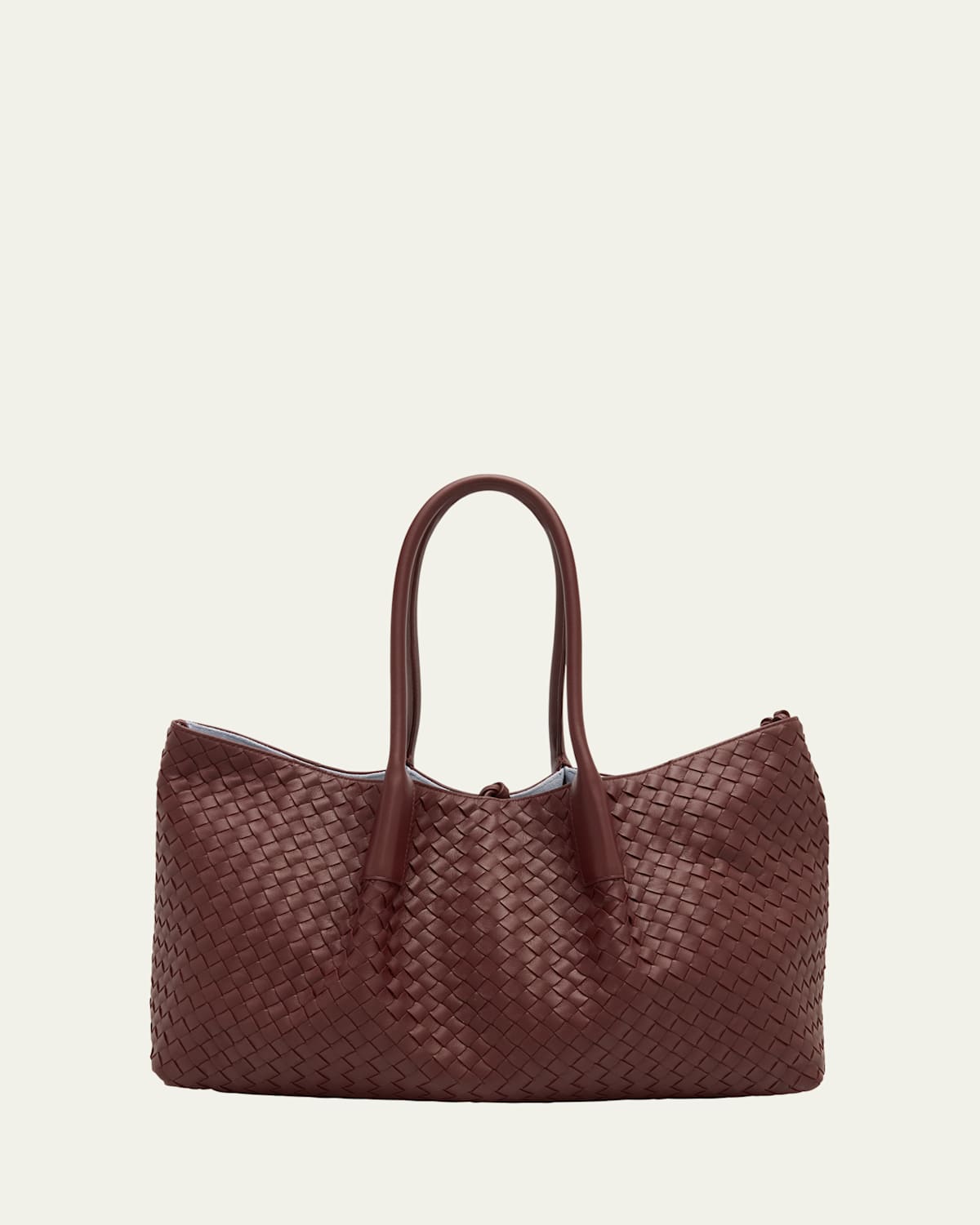 Bottega Veneta Pinacoteca Medium Leather Tote Bag In Madder Brown