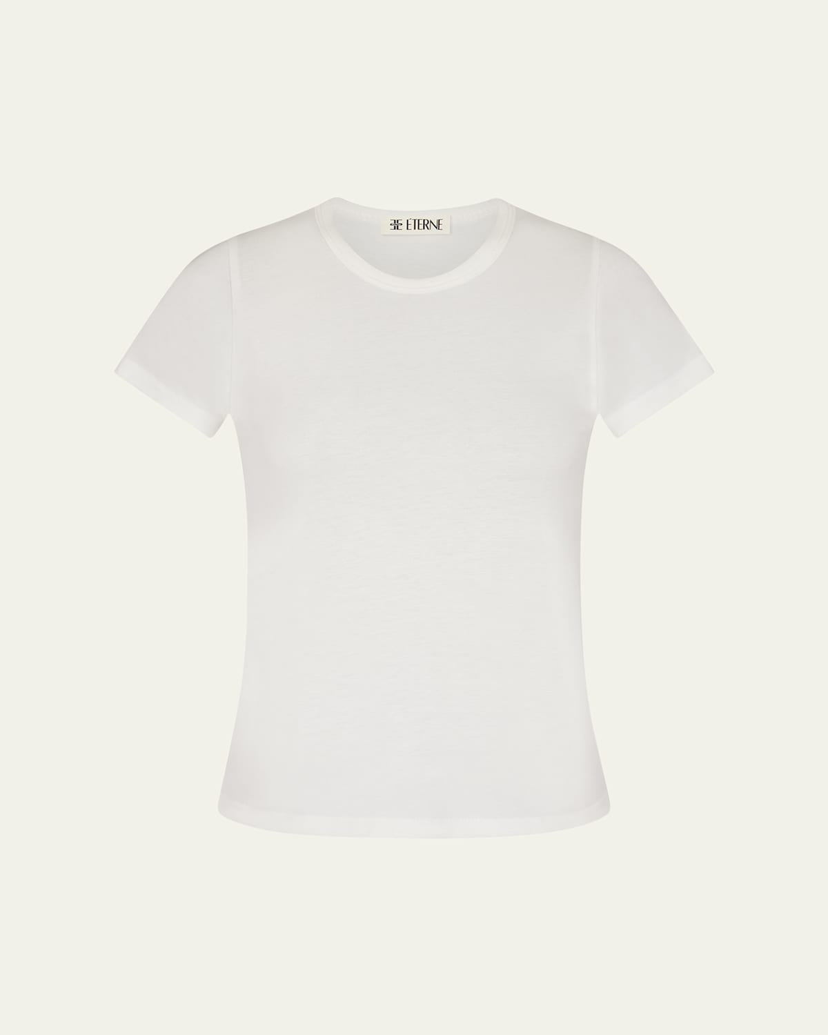 Eterne Fitted Crewneck Short-Sleeve T-Shirt