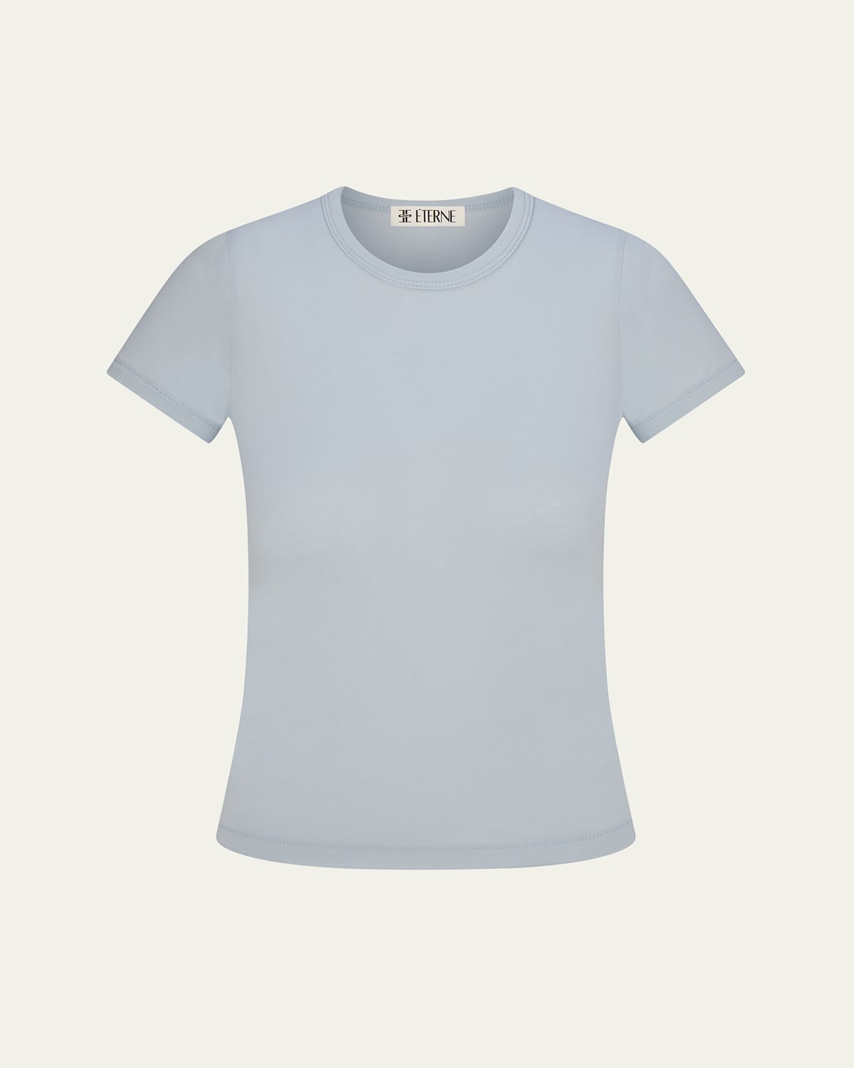 Eterne Fitted Crewneck Short-Sleeve T-Shirt