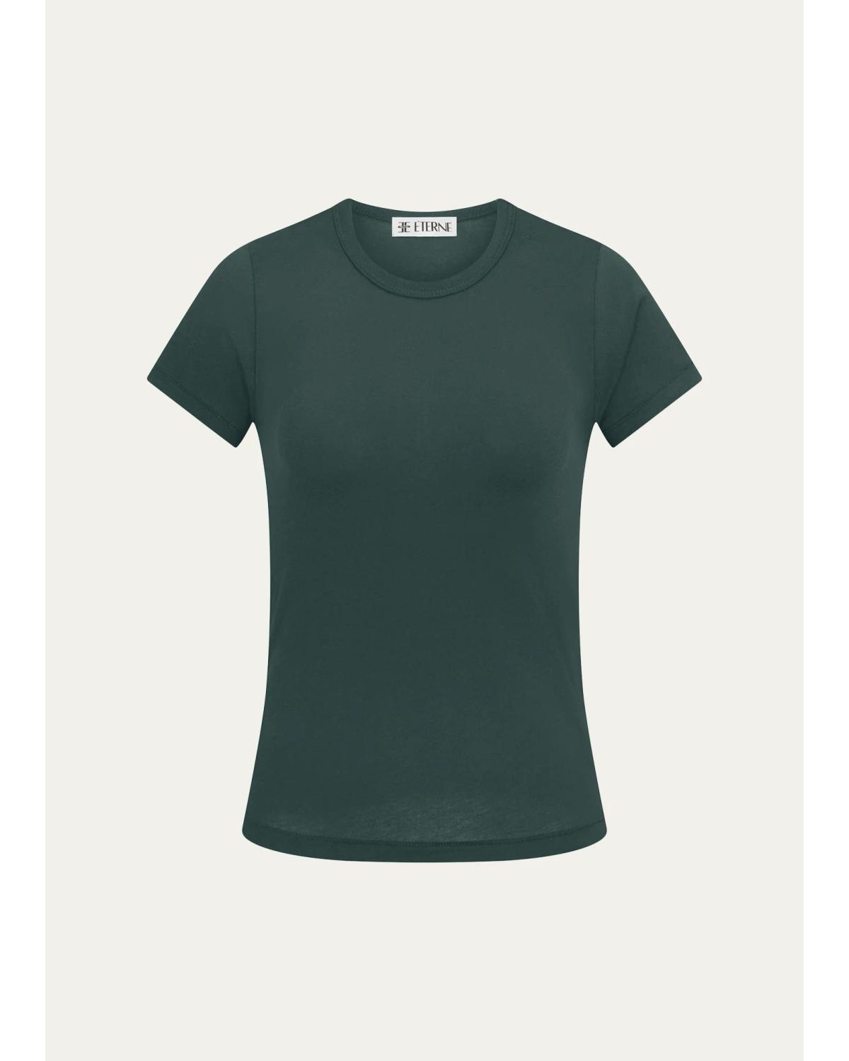 Fitted Crewneck Short-Sleeve T-Shirt