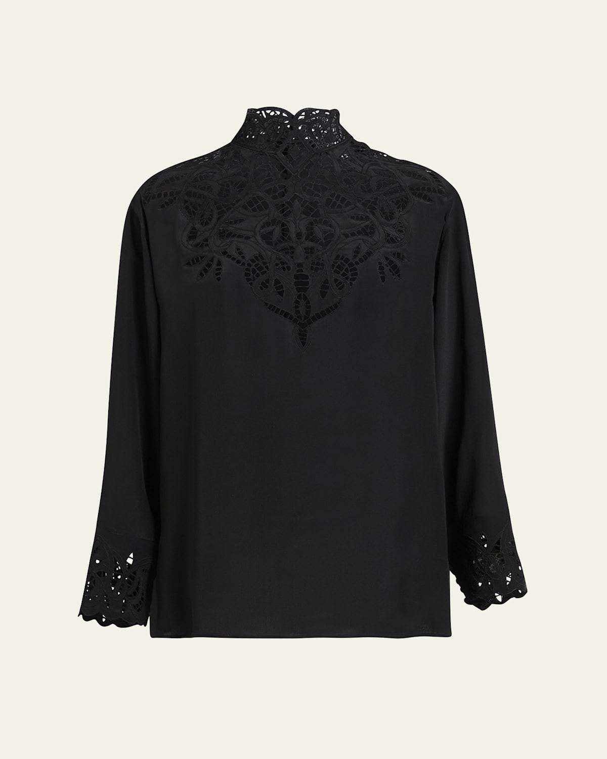 Etro Crepe De Chine Blouse In Black