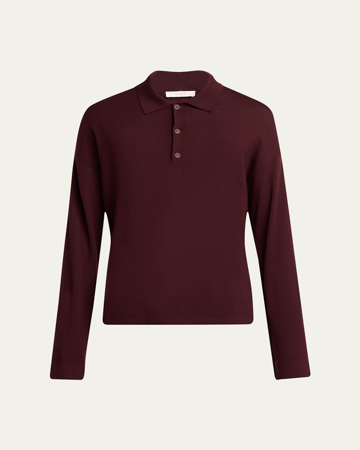 The Row Man Brown Knitwear In Port Red