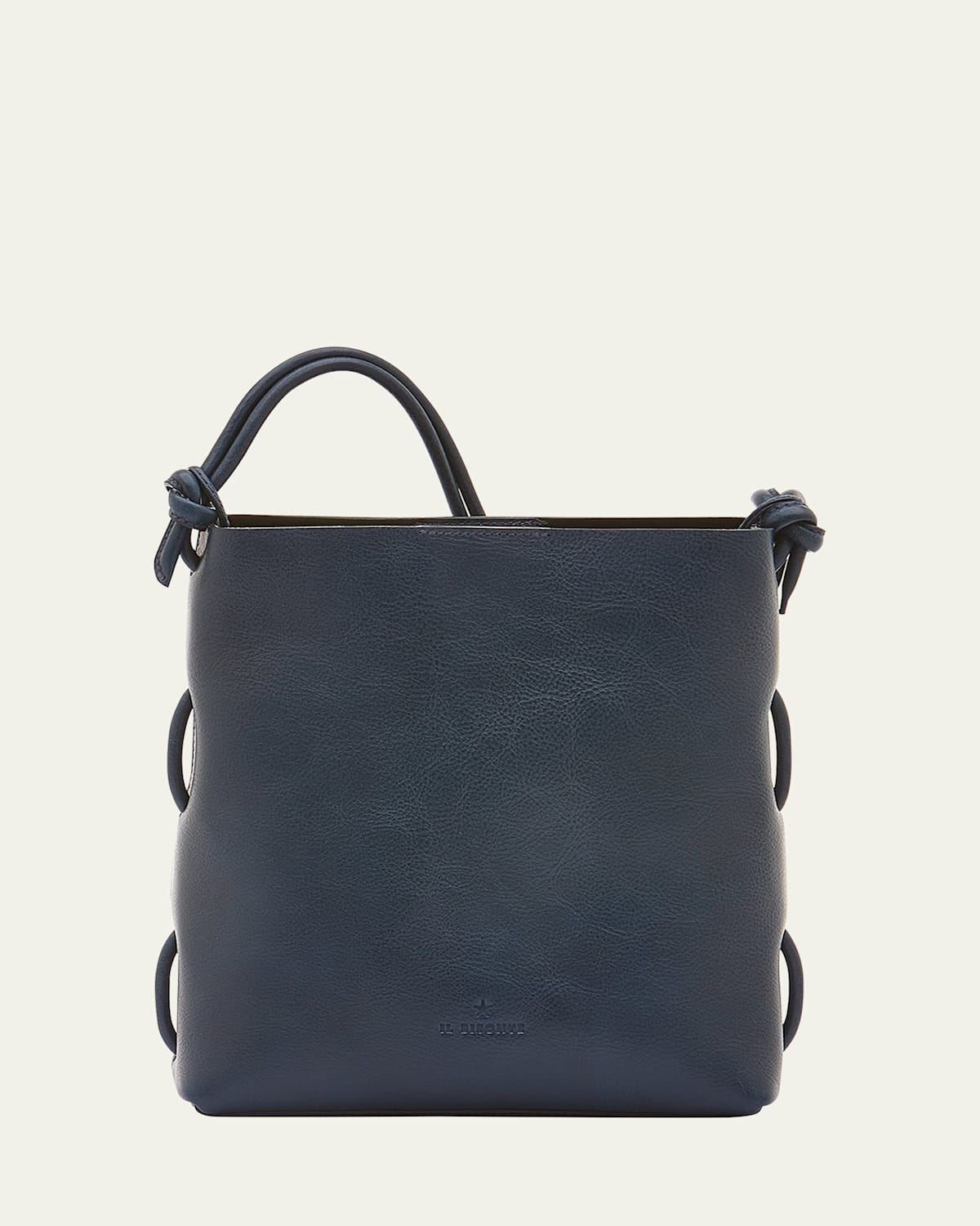 Il Bisonte Snodo Knot Leather Shoulder Bag