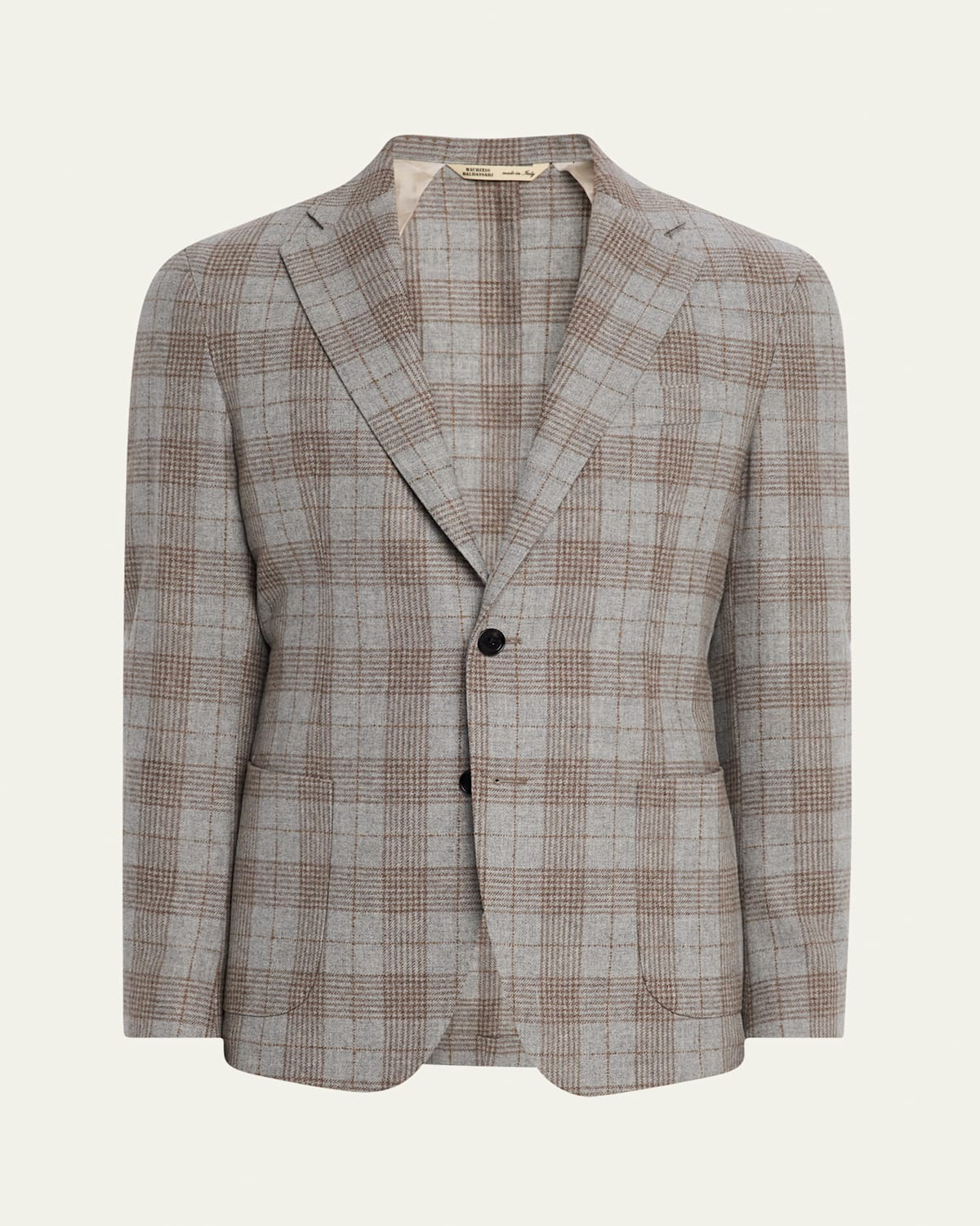 Men's Wool-Cashmere Flannel Sport Coat